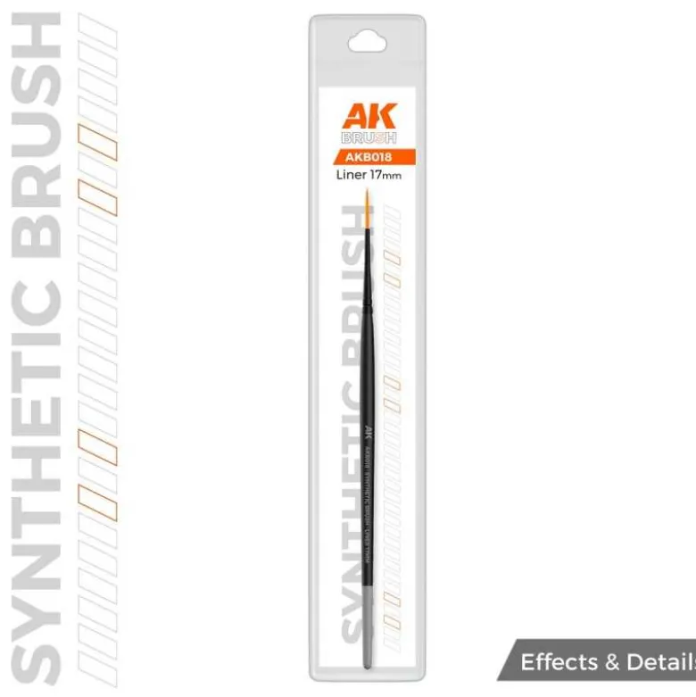Ak Synthetic Brush - Liner 17Mm