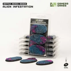 Alien Infestation Bases Oval 75mm (x3)
