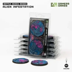 Alien Infestation Bases Round 60mm (x2)