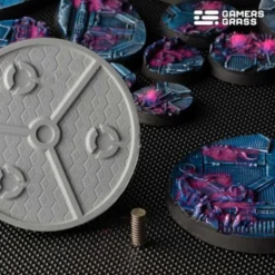 Alien Infestation Bases Round 60mm (x2)