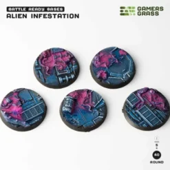 Alien Infestation Bases Round 40mm (x5)
