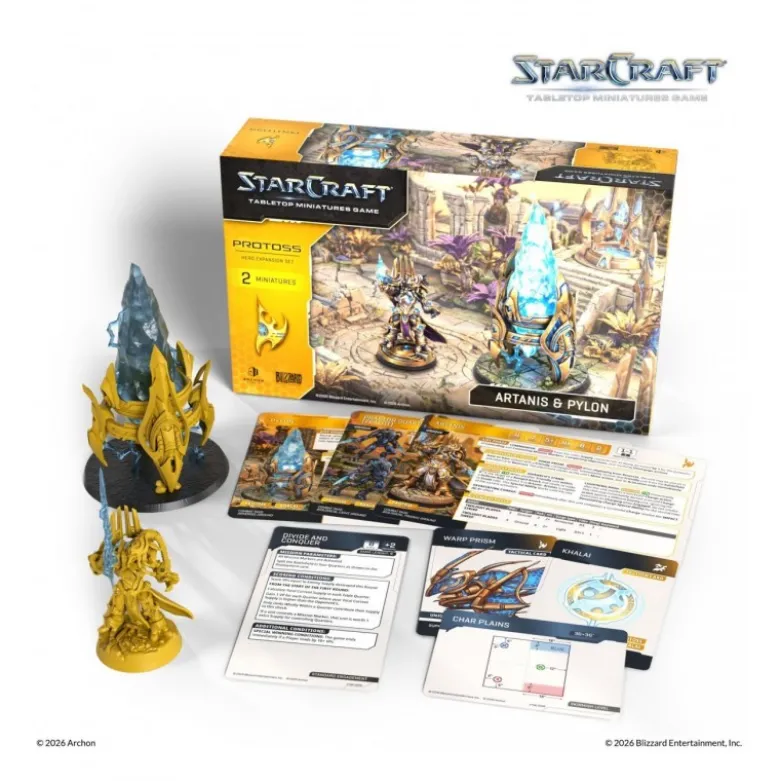 Artanis & Pylon (Hierarch) Protoss Hero Expansion Set (Inglés)