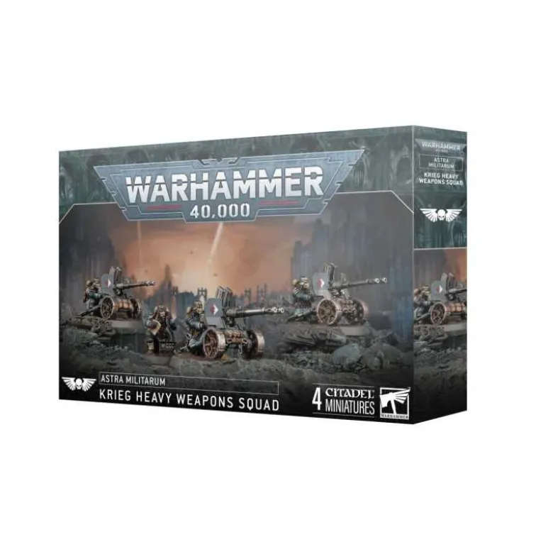 Astra Militarum: Escuadra De Armas Pesadas De Krieg