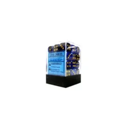 Black-Blue with Gold 12 mm (36)