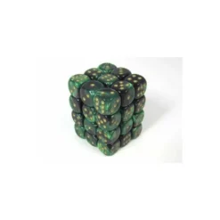Black-Green with Gold 12 mm (36)