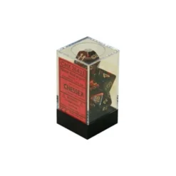 Black-Red with Gold Set (7)