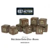 Bolt Action Orders Dice - Brown (12)
