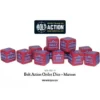 Bolt Action Orders Dice - Maroon (12)