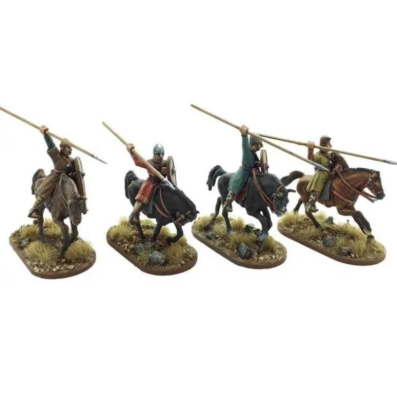 Breton Cavalrymen thrusting overarm
