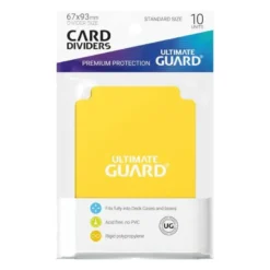 Card Dividers Tarjetas Separadoras para Cartas Tamaño Estándar Amarillo (10)