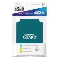 Card Dividers Tarjetas Separadoras para Cartas Tamaño Estándar Gasolina Azul (10)