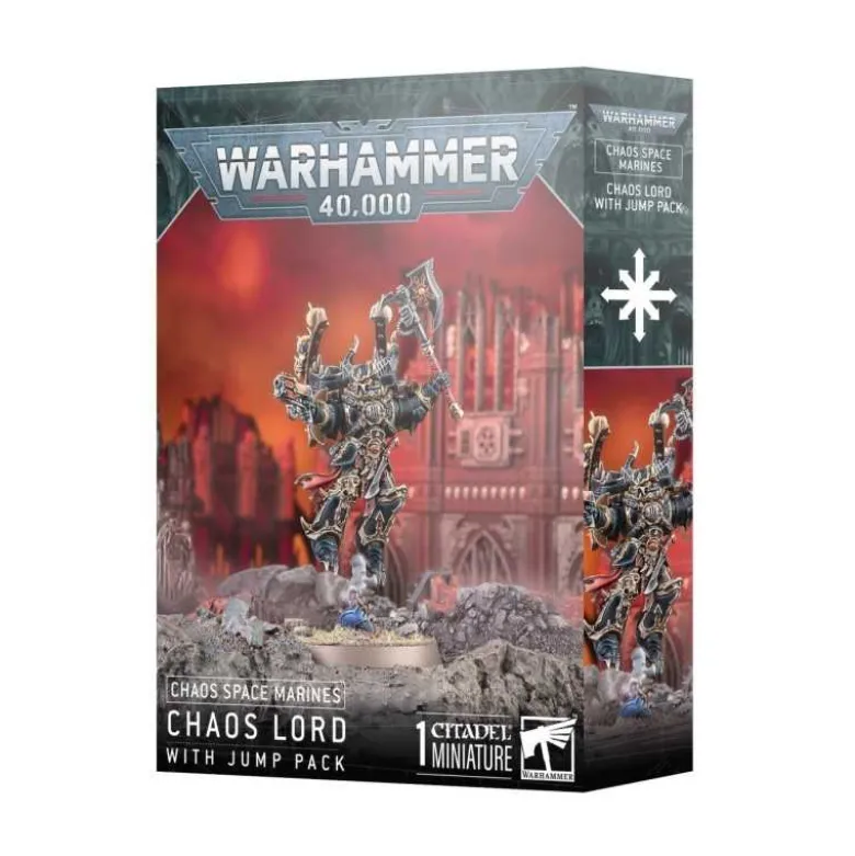 Chaos Space Marines: Chaos Lord with Jump Pack (1)