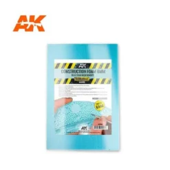 Construction Foam 6mm - Blue Foam 195mm X 295mm (2 Sheets)