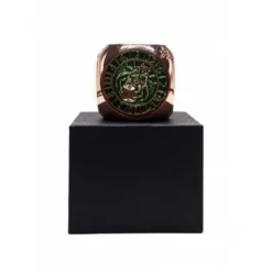 D&D 6 Caras Cubo Spinner Fidget Metal Cobre Verde