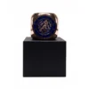 D&D 6 Caras Cubo Spinner Fidget Metal Cobre Azul