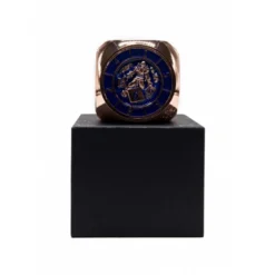 D&D 6 Caras Cubo Spinner Fidget Metal Cobre Azul