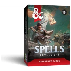 D&D: Tarjetas de Referencia: Hechizos (Niveles 0-1) (Inglés) -- Pre-pedido --