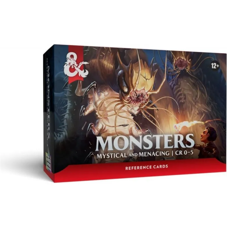 D&D: Tarjetas de Referencia: Monstruos (Místicos y Amenazantes) (Inglés) -- Pre-pedido --