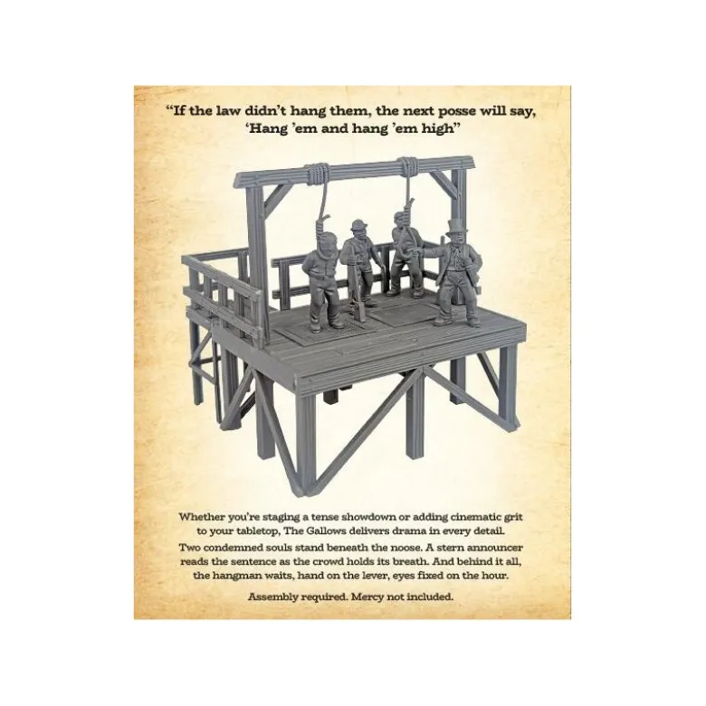 Dead Man’s Hand Gallows + 4 Miniaturas