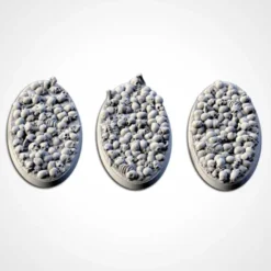 Death Skulls Bases 89mm X 52mm (10 Tops)
