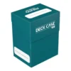 Deck Case 80+ Caja de Cartas Tamaño Estándar Azul Gasolina