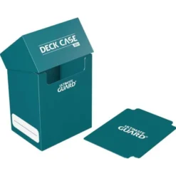 Deck Case 80+ Caja de Cartas Tamaño Estándar Azul Gasolina