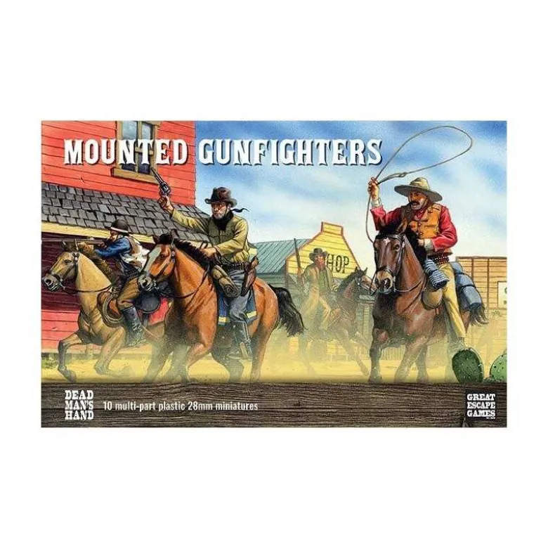 DMH Plastic Mounted Gunfighters