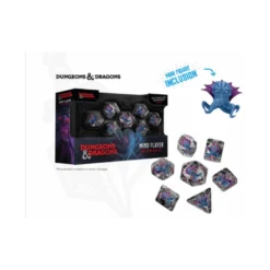 Dungeons & Dragons Monsters Resin Inclusion Pack de Dados Mind Flayer (7) -- Pre-pedido --