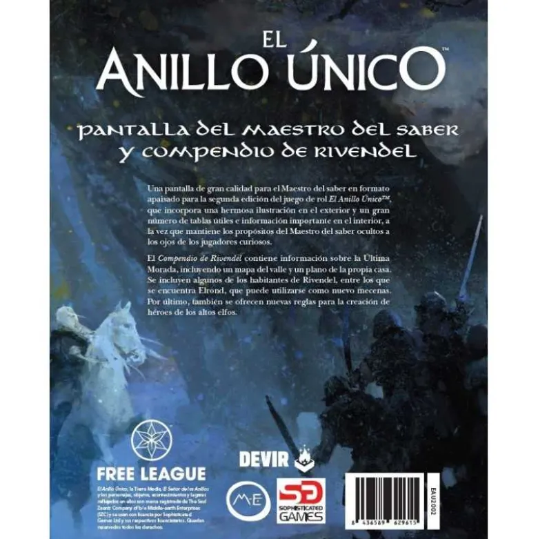 El Anillo Único 2ª Ed: Pantalla + Compendio De Rivendel