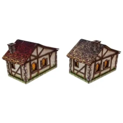 Fantasy Cottages (2) Prepintado [28mm]