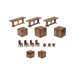 Fantasy Oriental Shangdian Tianyu Shop (Prepintado) [28mm/1:56] -- Pre-pedido --