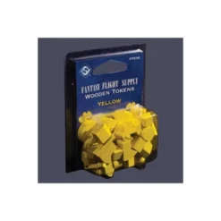 Fichas de Madera Variadas Amarillo (50)