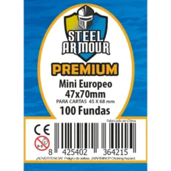 100 Fundas tamaño Mini Europeo Premium 47x70