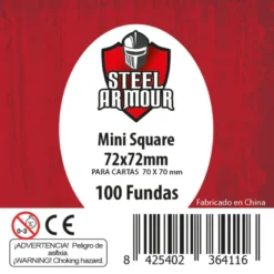 100 Fundas Tamaño Mini Square 72x72