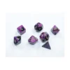 Gemini Mini-hedral Black-Purple/gold 7-Die Set
