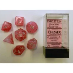 Ghostly Glow Pink/silver Set (7)