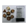 Glitter Polyhedral Gold/silver Set (7)