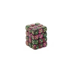 Green-Purple with Gold 12 mm (36)