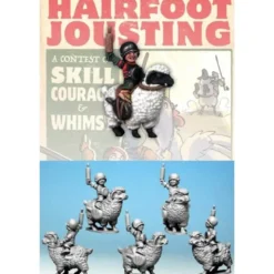 Hairfoot Jouster riding a Sheep.
