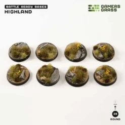 Highland - Round 28mm (x8)