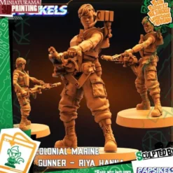 Human Colonial Marine Smart Gunner Riya Hanna