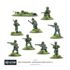Italian Paracadutisti paratrooper infantry section 2