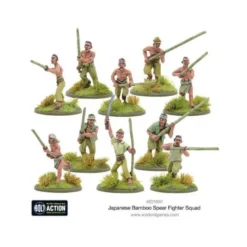 Japanese Bamboo Spear Fighter Squad
