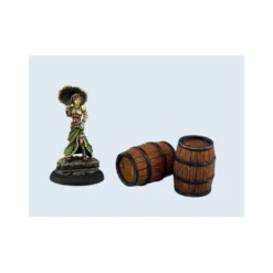 Large Wooden Barrels (2)