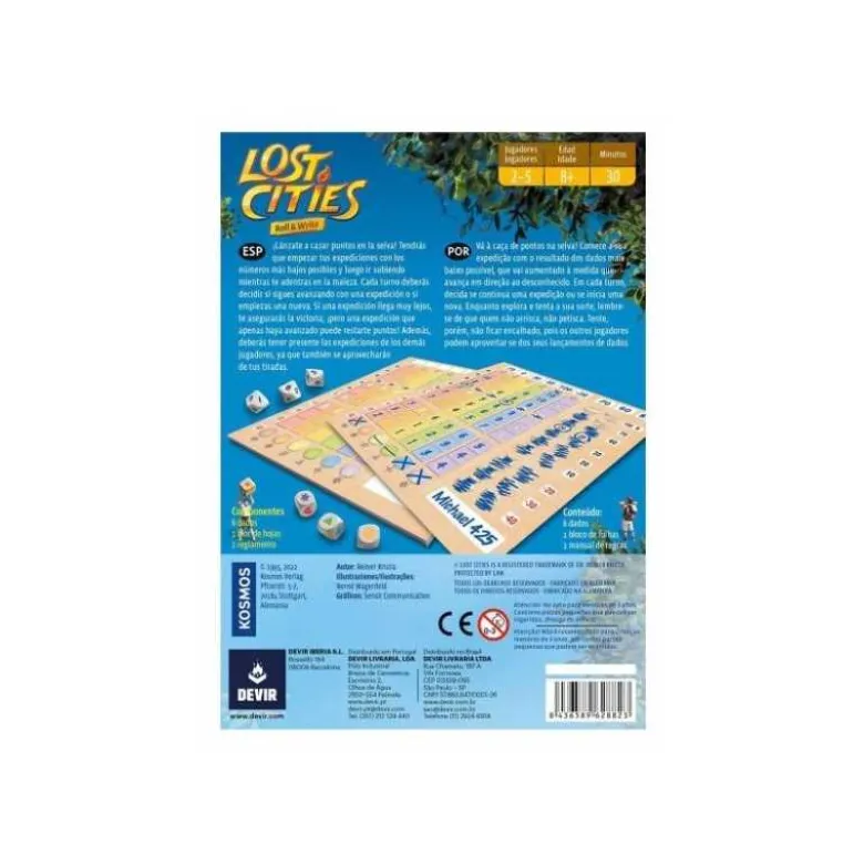 Lost Cities Roll & Write (Castellano)