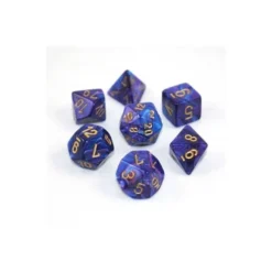 Lustrous Purple with Gold Set (7)