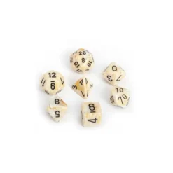Marble IVory with Black Set (7)