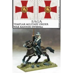 Military Order War Banner & Bearer (Templar)