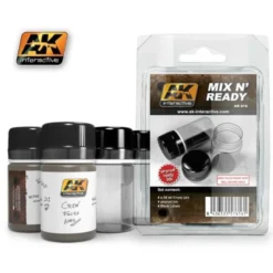 Mix N Ready (4 Vacía Jars With Labels)