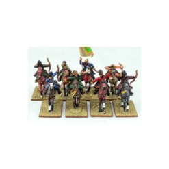 Mounted Saracen Warriors With Bows